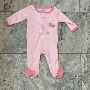 NWOT Size 6 Months The Peanutshelll Pink Butterfly One Piece